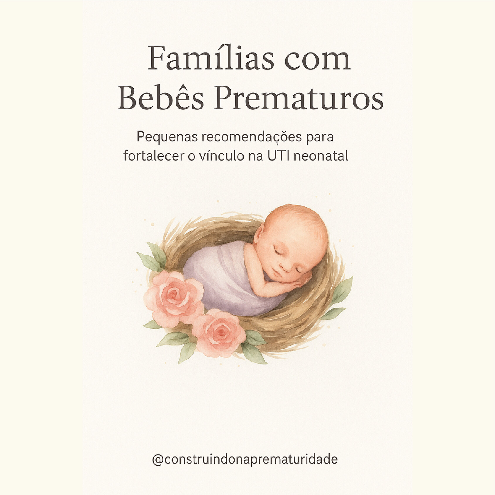 Capa: Famílias com Bebês Prematuros